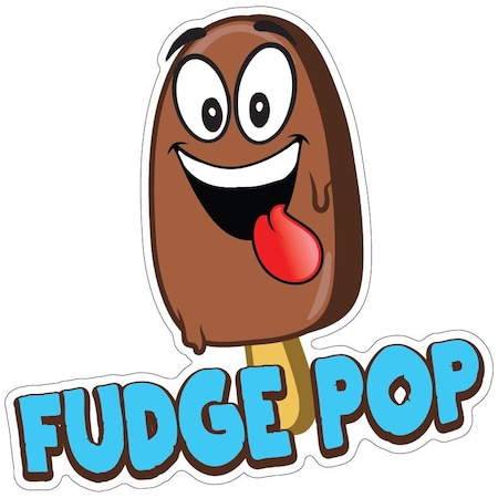 Fudge Pop Decal Concession Stand Food Truck Sticker